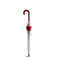 moustache umbrella bright pink