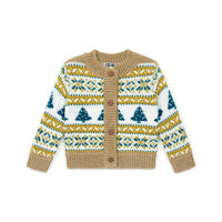 baby christmas cardigan lemon curd
