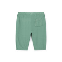 baby seersucker pants green