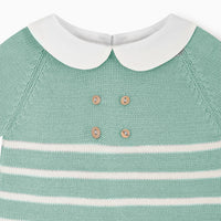 baby clavel playsuit sage