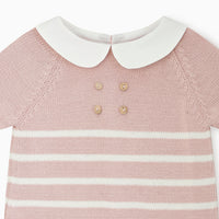 baby clavel playsuit pink