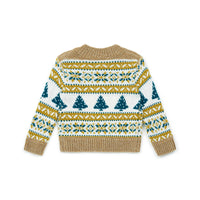 baby christmas cardigan lemon curd