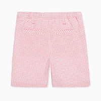 bocusi bermuda short red gingham