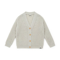 cardigan gris illusion