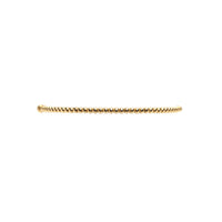 2mm yellow gold filled bracelet
