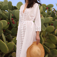 women's romantic v dress