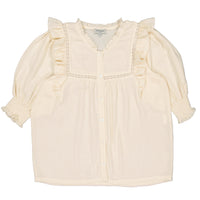 women's blerta blouse ivory