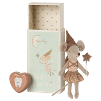 tooth fairy mouse in matchbox rose