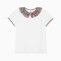 peonia top pink floral