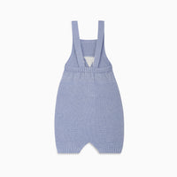 baby crispa knit dungarees blue