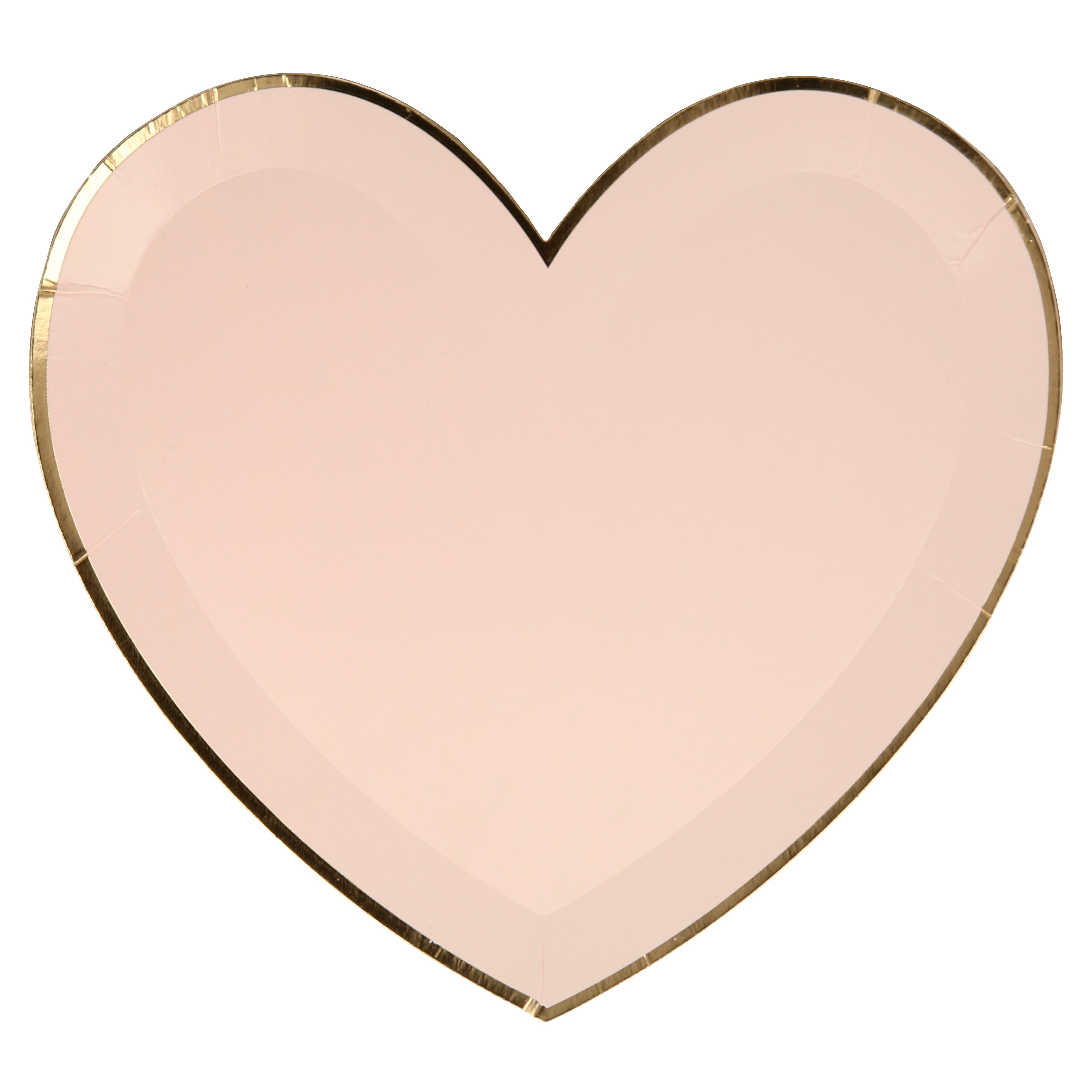 large pink heart plates Meri Meri Poppy Store