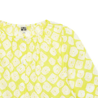 women's voile blouse yellow
