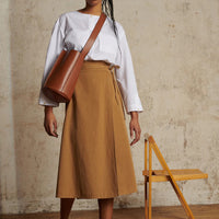 reine skirt noisette