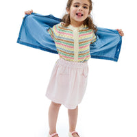 girls wash skirt rose