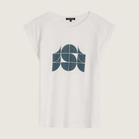 women's valentina tee blanc