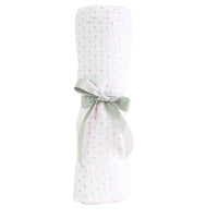 muslin swaddle pink spot
