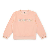 girls velvet logo sweatshirt
