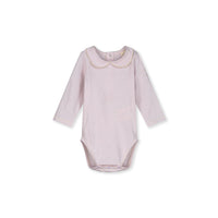 baby collared onesie purple haze