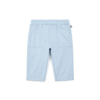 baby cotton trousers bleu