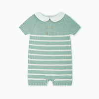 baby clavel playsuit sage
