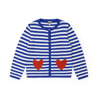 cardigan heart pockets