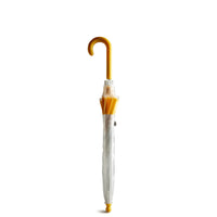 moustache umbrella yellow