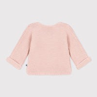 baby cardigan pink