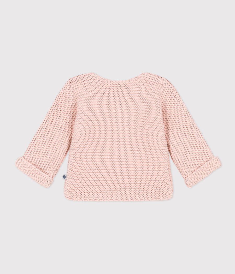 baby cardigan pink