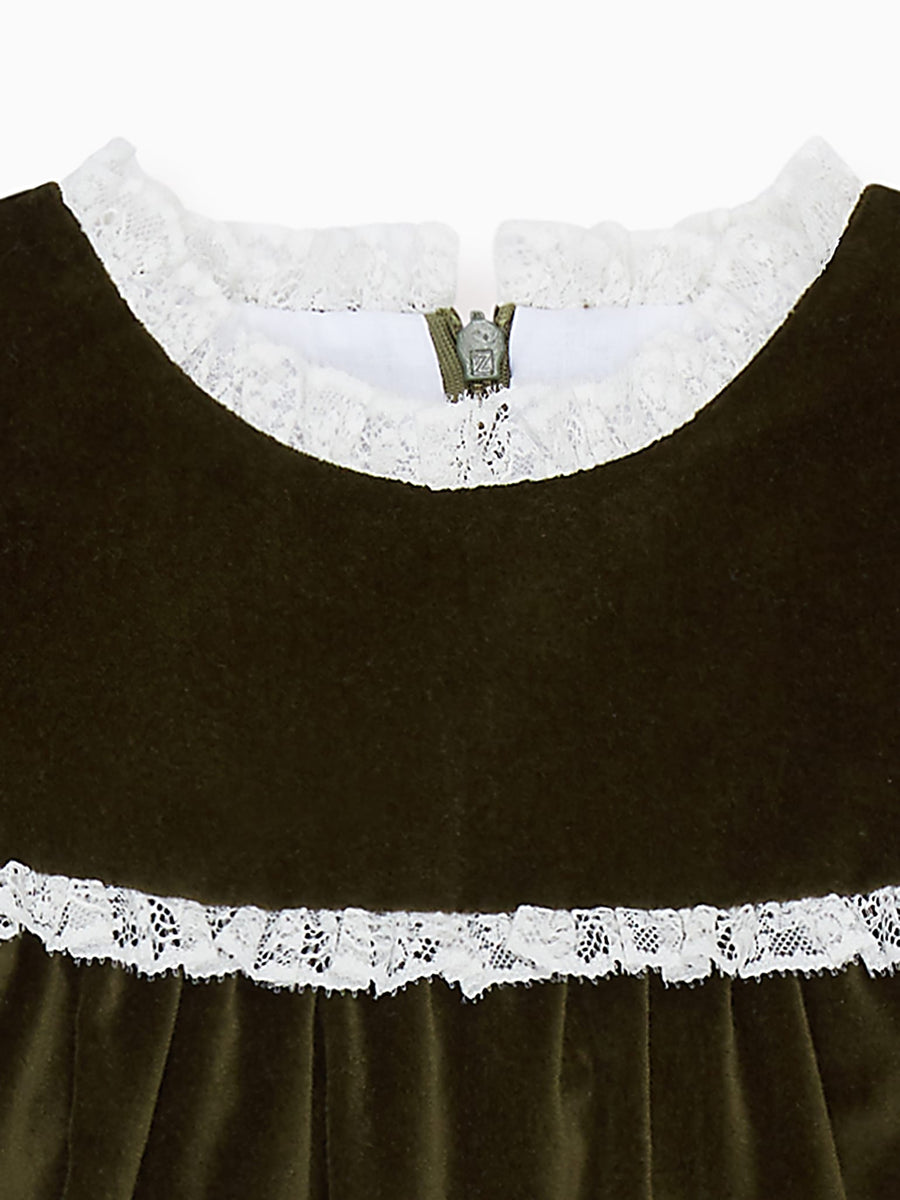 girls green carolina dress