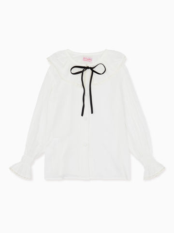girls ivory betty shirt