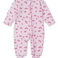 strawberry essence zip footie