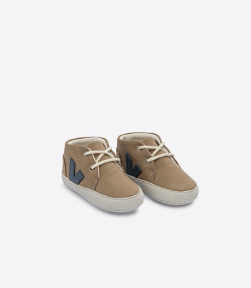 baby brown canvas sneakers