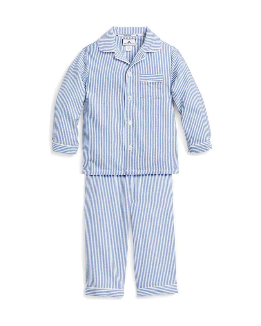 boys french blue seersucker pajama set