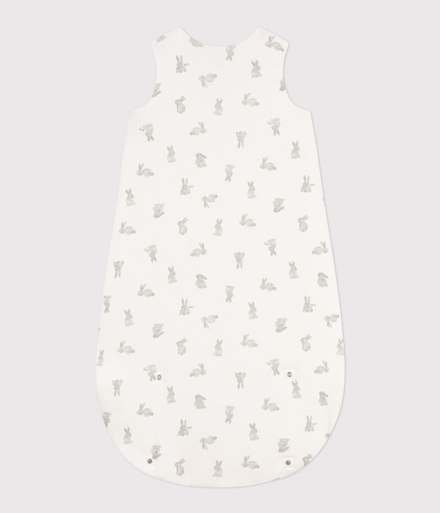 baby girl grey bunny bunting