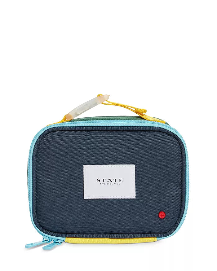 kids green/navy rodgers lunch box