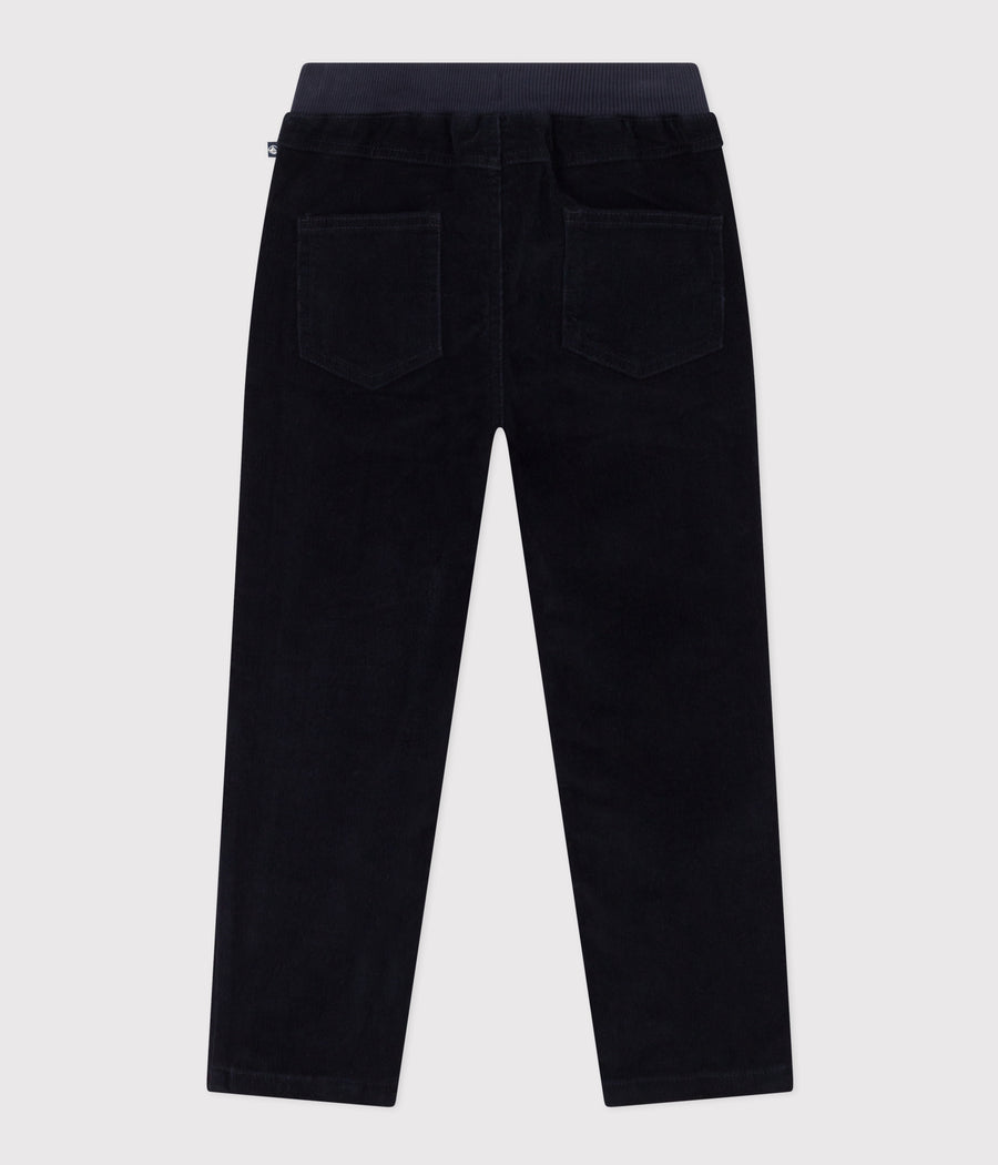 boys navy corduroy pant