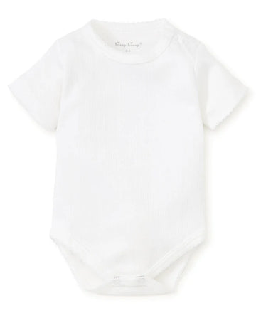 kissy pointelle short sleeve bodysuit