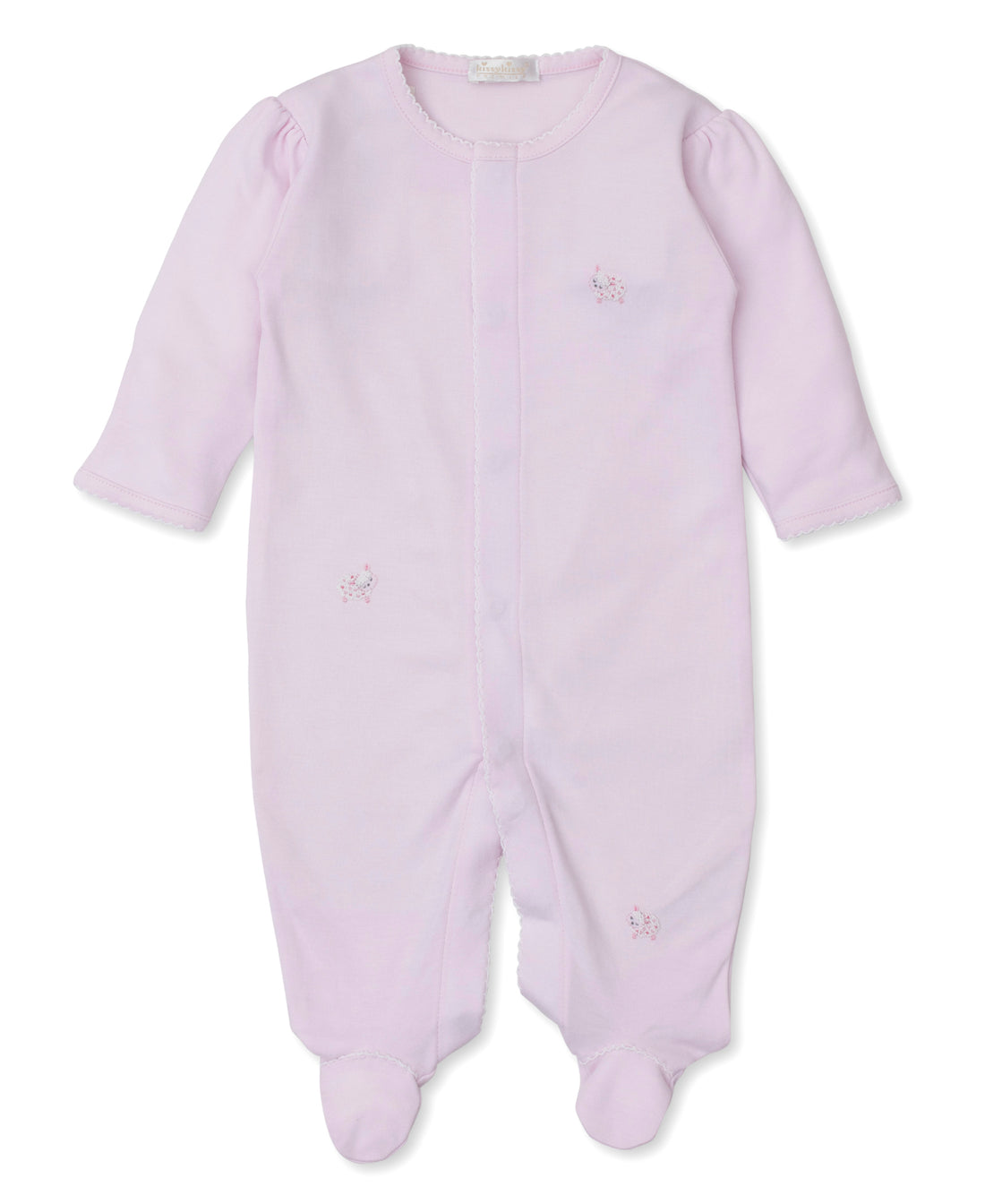 fleecy sheep emb footie