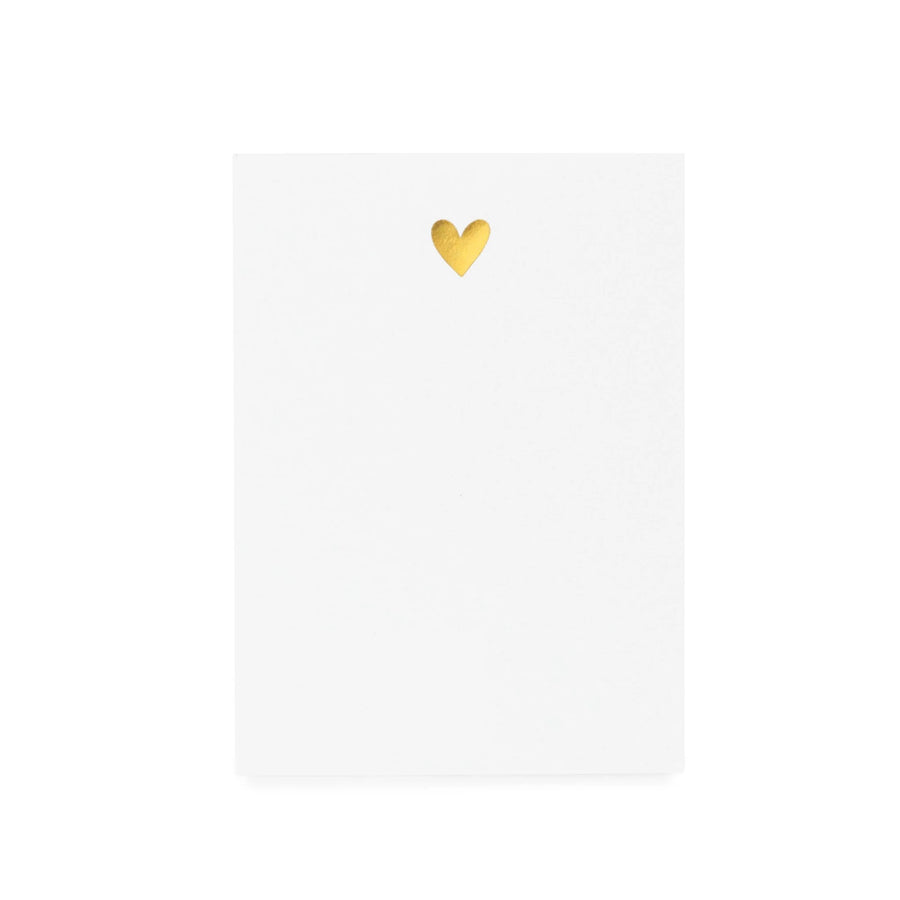 gold heart mini pad