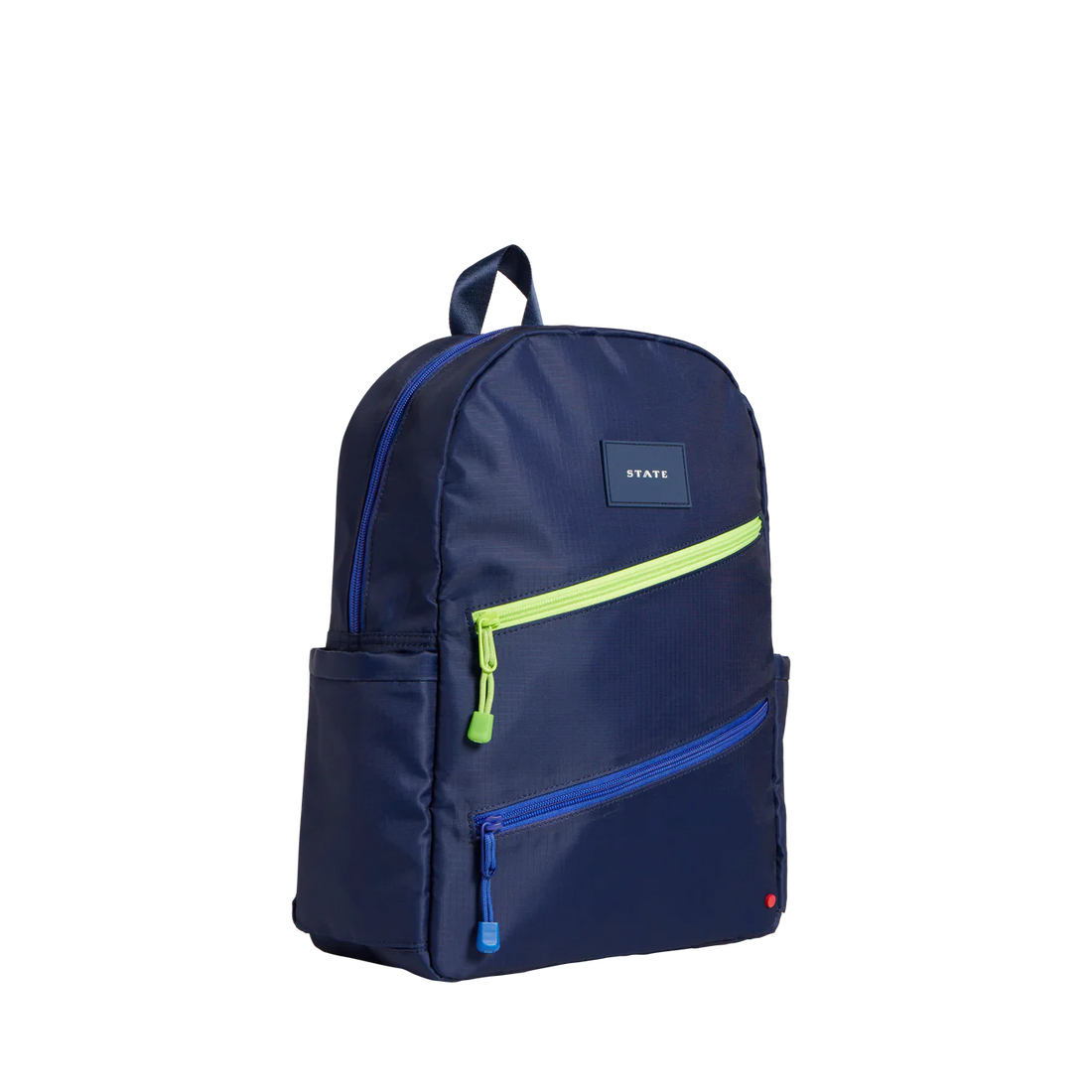 kane kids diagonal zip navy ripstop