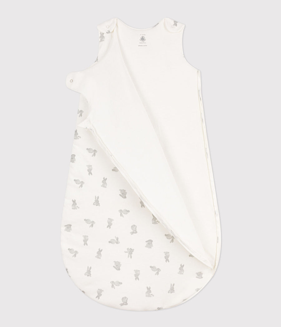 baby girl grey bunny bunting