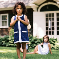 terry button dress