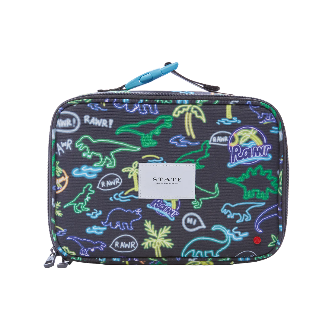 kids neon rodgers lunch box neon dino