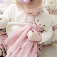 aurelie linen cat doll blush