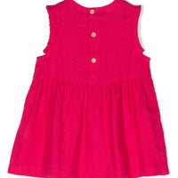 baby sleeveless linen dress