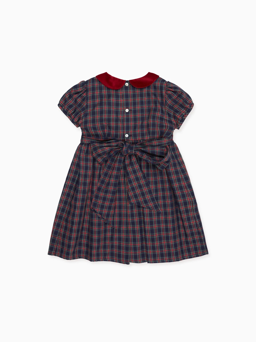 girls tartan arcadia smock dress