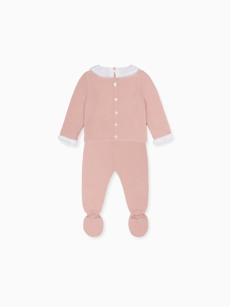 baby pink loretta set
