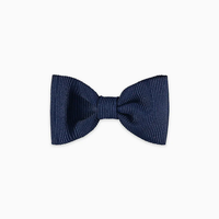 girls small bow clip navy