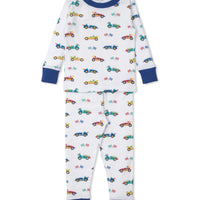 race car rally pajama set