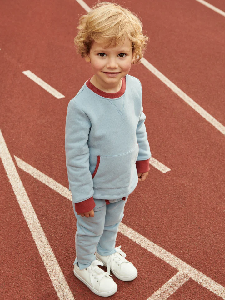 baby blue saina sweatshirt